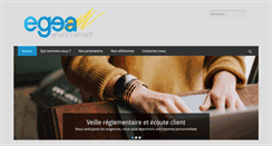 Desktop Screenshot of egea-environnement.com