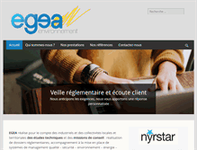 Tablet Screenshot of egea-environnement.com